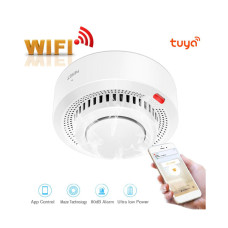 WiFi Smoke Detector Smart Fire Alarm Sensor Wireless Security System –PST-YG400A– Tuya APP Control